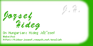 jozsef hideg business card